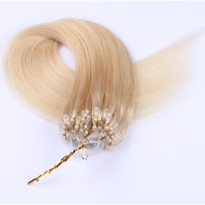 Unprocessed micro ring loop remy hair extensions,Double drawn virgin hair, micro loophair extensions 1g HN232